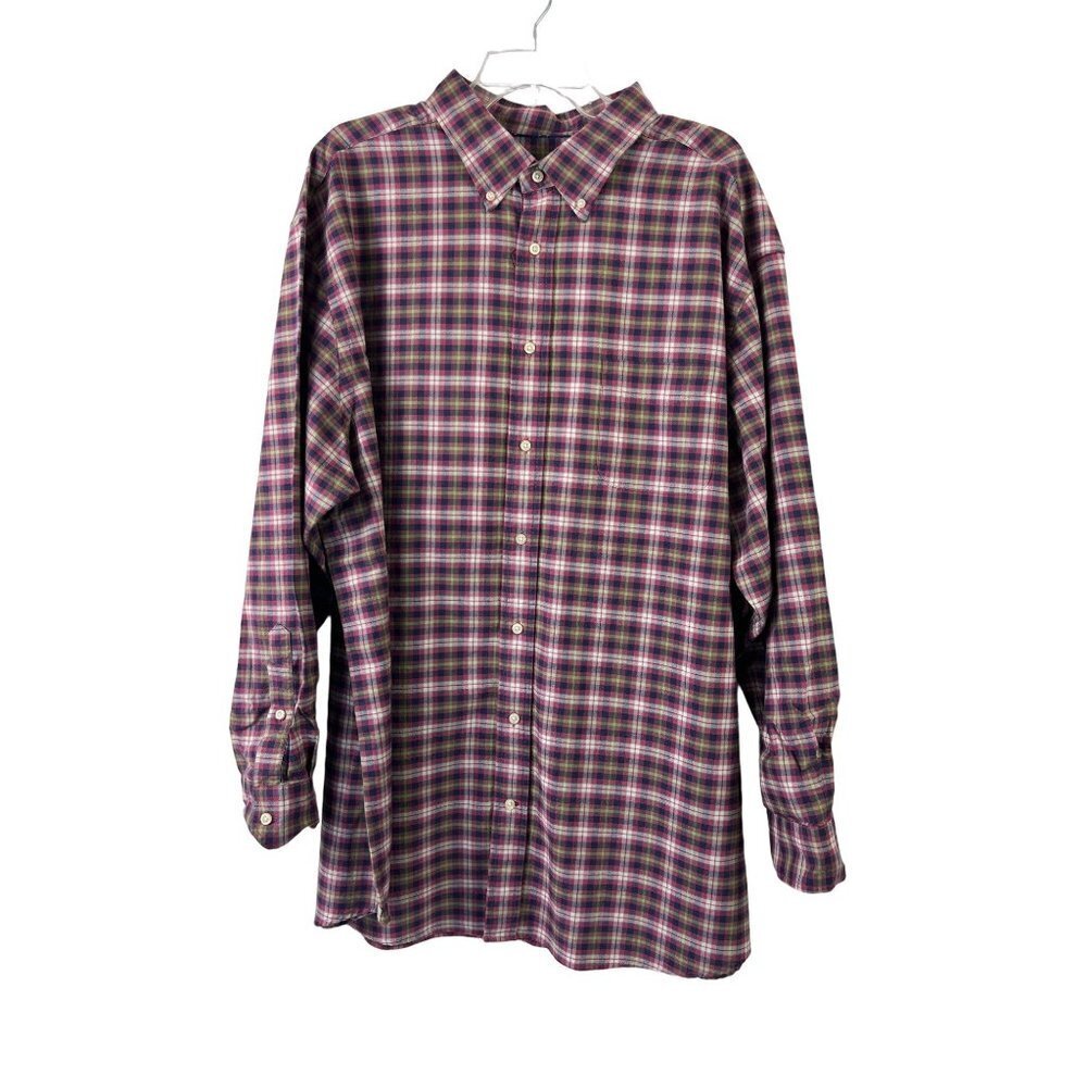 Cremieux Classics Men's Plaid Buttoned Down Casual Shirt